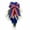 A/19.7 in, variant on AYktou Patriotic Wreaths for Front Door, Independence Day Teardrop Swags Wreath Artificial Wheats Ears Bows Red White Blue Border Hanging Ornaments for Front Door Wall Indoor Outdoor Home Decor