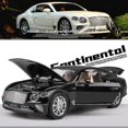 thumbnail image 4 of Large Size 1:24 Continental Gt Alloy Car Model Diecast Simulation Metal Luxury Car Model with Sound Light Collection for Kids Toy Gift, 4 of 4