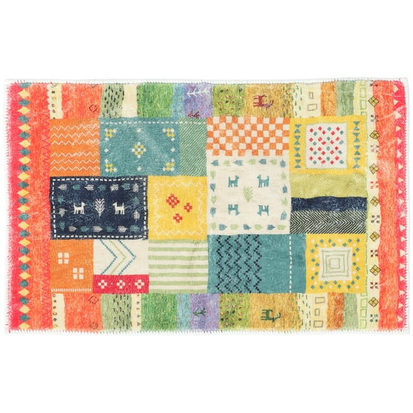 Household Floor Mat Bedroom Delicate Floor Rug Turkey Ethnic Style Capet for Home