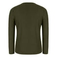 thumbnail image 6 of ClodeEU Womens Fall Long Sleeve Sweater ,Crew Neck Cozy Loose Fit Knit Pullover Sweaters Tops Army Green,Womens Plus M, 6 of 7