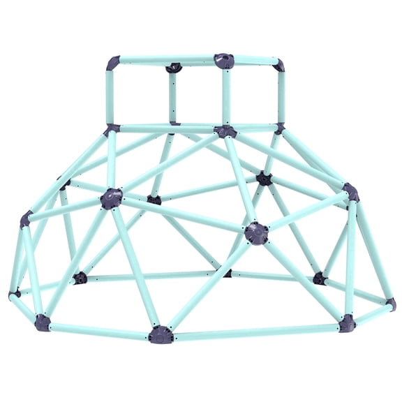 Kdymod 6ft Climbing Dome for Kids with Top , Jungle Gym Outdoor Playset ,Safety Dome Climber Toys for Outside, Indoor Fun Climb Dome for Ages 3-8, Blue