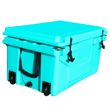 Portable Cooler, Ice Cooler Box 65QT Camping Ice Chest Beer Box Outdoor Fishing Cooler, 29.8"x18.8"x15.8" 5-Day Ice Retention for Beach, Camping, Tailgating, Sports, Blue