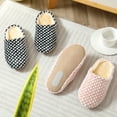 thumbnail image 4 of Slip On House Slippers for Women Anti-Slip Plush Memory Foam Slippers for Indoor Comfort, 4 of 7