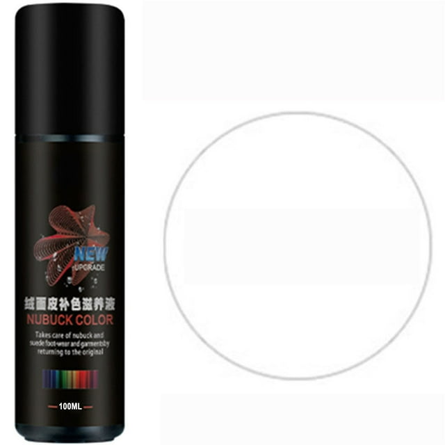 Suede Color Restorer & Protector for Shoes Bags Jackets, 75ml Leather Revitalizer Spray with Applicator, Fade Repair Solution