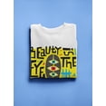 thumbnail image 3 of Beauty Abstract Art Sweatshirt Men -Image by Shutterstock, Male 4X-Large, 3 of 4