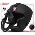 thumbnail image 6 of RDX Headgear for Boxing, MMA Training, Head Guard with Removable Face Grill, Black, Medium, 6 of 9