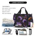 thumbnail image 5 of Honeii Ornate Purple Floral Vase Print Gym Bag,Carry on Weekender Overnight Bag, Travel Duffel Bags, Personal Item Travel Bag,Tote Bag,Workout Dance Bag, 5 of 7