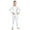 AA-White, variant on QATAINLAV Kids Shiny Mock Neck Long Sleeve Jumpsuits Zipper Back One Piece Bodysuit Mardi Gras Outfits White