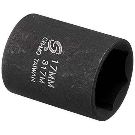 

Sunex Tools 317M - 3/8 Drive 17MM Impact Socket