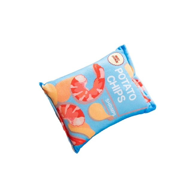 xinxixnxx Dog Pillow Potato Chips Stuffed Vocal Interactive Plush