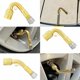 thumbnail image 4 of 6 Piezas Extensión de Válvula de Neumático, 45°, 90°, 135° Adaptador de Extensión de Válvula de Neumático Extensor de Codo, Boquilla Infladora en Ángulo para Coche Camión Motocicleta Bicicleta, 4 of 5
