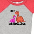 thumbnail image 4 of Inktastic Little Sistersaurus Girls Baby Bodysuit, 4 of 5