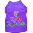 thumbnail image 1 of Mirage Pet 51-422 PRMD Team Rudolph Screen Print Dog Shirt, Purple - Medium, 1 of 1