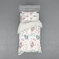 thumbnail image 2 of Ambesonne Colorful Bedding Set 4 Pcs, Grunge Halloween Birds, Queen, Multicolor, 2 of 3