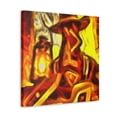 thumbnail image 2 of Campfire By Moonlight - Canvas, 2 of 10