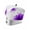 Purple, variant on Purple Toaster Cover 2 Slice, Boho Modern Floral Abstract Ombre Leaf White Dustproof Bread Machine Oven Cover with Storage Pockets, Fits Most Kitchen Toasters Protector