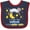 Navy and Red, variant on Inktastic I Love My Mama to the Moon and Back Cute Sheep Boys or Girls Baby Bib