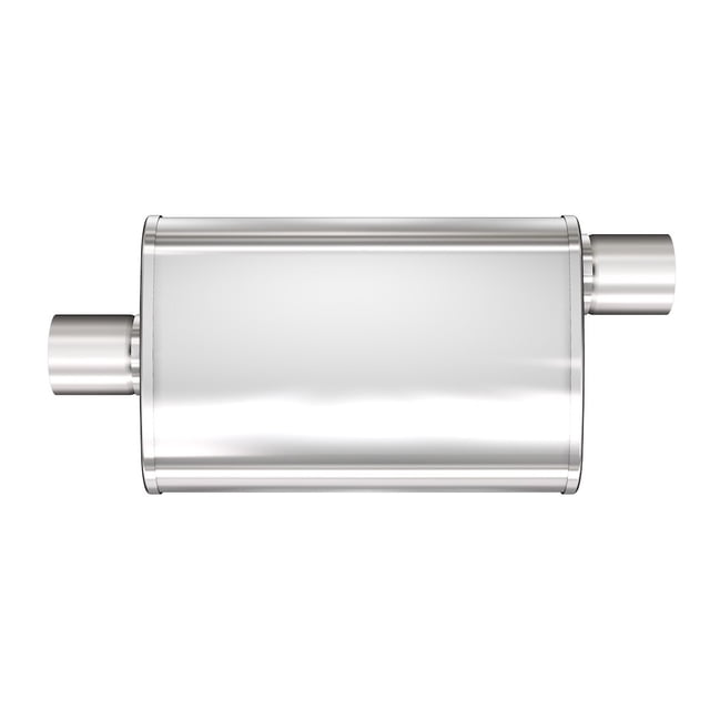 Magnaflow Performance Exhaust Muffler 13219 Single 3 Inch Center Inlet; Single 3 Inch Offset Outlet; 14 Inch Body/20 Inch Overall Length