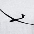 thumbnail image 3 of CafePress - Black Glider Logo Sailplane Light T Shirt - Light T-Shirt - CP, 3 of 4