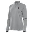 thumbnail image 2 of Women's Antigua  Gray New Mexico Lobos Reprocess Quarter-Zip Top, 2 of 3