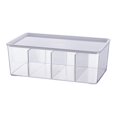thumbnail image 1 of simhoa Desktop Organizer Clear Refrigerator Storage Box for Cotton Swab Rod Bedroom, 1 of 8