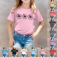 thumbnail image 2 of LRen Back to School Shirts for Girls Short Sleeve Graphic Print First Day of School Shirt Tops Kids Breathable Cute Print School Clothes for Girls, 2 of 6
