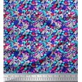 thumbnail image 1 of Soimoi Cotton Poplin Fabric Leaves & Floral Artistic Fabric Prints by Yard 42 Inch Wide, 1 of 1