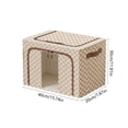 thumbnail image 3 of Mlkoz Closet Organizers and Storage, Transparent Window Storage Box Stackable Oxfords Fabric Clothes Storage Box Foldable Storage Organizer, Women Gifts, 3 of 6