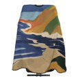 thumbnail image 5 of ZICANCN Hair Cutting Cape for Adults, Colorful Vintage Mountain Landscape Cape Salon Barber Cape for Hair Stylist Shampoo Capes Waterproof, 55x66 Inches, 5 of 7