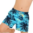 thumbnail image 6 of Afuyipoi ​Boys Mesh Lined Swim Trunks（6-15 Years）, Children's Summer Beach Board Shorts with Tropical Prints Multicolor Size 6, 6 of 8