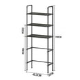 Zheniopp Storage Rack Above The Toilet Stainless Steel 3 Layer Bathroom