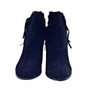 Fringe Ankle Boots with Block Heels Style