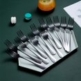 thumbnail image 3 of ReaNea Black Dinner Forks 12 Pieces, Stainless Steel 8.17" Wedding Fork Silverware Set, 3 of 7