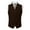Coffee, variant on ZCFZJW Men's Herringbone Tweed Suit Vest Casual Notch Lapel V Neck Wool Blend Waistcoat Western Classic Fit Mens Vest Coffee S