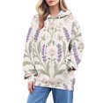 thumbnail image 5 of Bovemsi Sweatshirt for Women Women's Casual Cherry Loose Fit Stylish Hoodie With Pocket Comfort Hoodie, 5 of 9