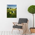 thumbnail image 2 of Wildflower Summer Meadow Floral Landscape Oil Large Wall Art Poster Print Thick Paper 18X24 Inch, 2 of 4