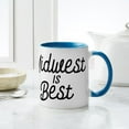thumbnail image 6 of CafePress - Midwest Is Best - 11 oz Ceramic Mug - Novelty Coffee Tea Cup, 6 of 6