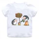 thumbnail image 3 of Lindo erizo dibujos animados animales niños algodón camisetas divertidas bebés niños camiseta divertida verano niños manga corta tops niñas ropa, 3 of 5