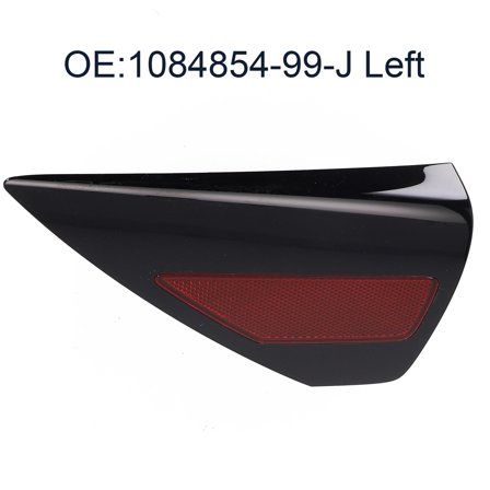 Car Left Driver Side Quarter Charge Door Cover Reflector for Tesla Model 3 Y 2017-23 1084854-99-J 1084854 99 J Car Accessories by Coconut Ok