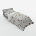 thumbnail image 3 of Ambesonne Tribal Bedding Set 4 Pcs, Fox Bear Arrows, Queen, Salmon Amber White, 3 of 3
