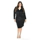 thumbnail image 4 of Vestido Elegante de terciopelo Roman Fashion negro 38 Tallas Extras, 4 of 5