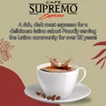 thumbnail image 3 of Cafe Supremo Dark Roast 100% Pure Espresso Ground Coffee Can - 34.5 Ounce, 3 of 6