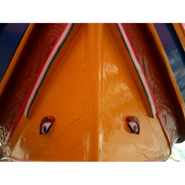 Malta Colorful Port Luzzu Fishing Boat Marsaxlokk 20 Inch By 30 Inch Laminated Poster With Bright Colors And Vivid Imagery Fits Perfectly In Many Attractive Frames Walmart Com Walmart Com