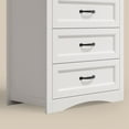 thumbnail image 4 of White Dresser for Bedroom, Lofka 5 Drawers Storage Dresser Chest with Metal Handle for Closet| Living Room, 4 of 12