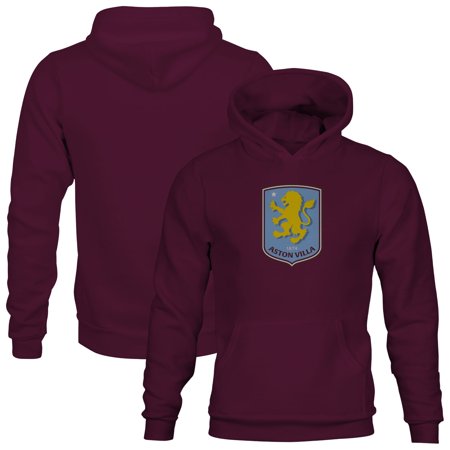 Youth 1863FC Maroon Aston Villa Color Badge Fleece Hoodie