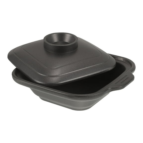 UPOUART Household Stew Pot European Style Cooking Pot Black 1Pack