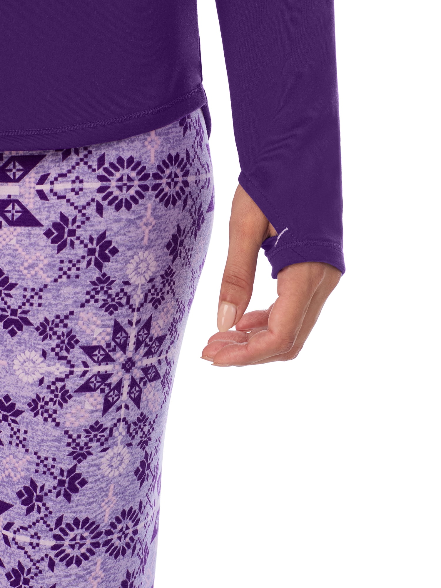 ClimateRight by Cuddl Duds Base Layer 2-piece Base layer Top and Legging Set (Women's and Women's Plus)
