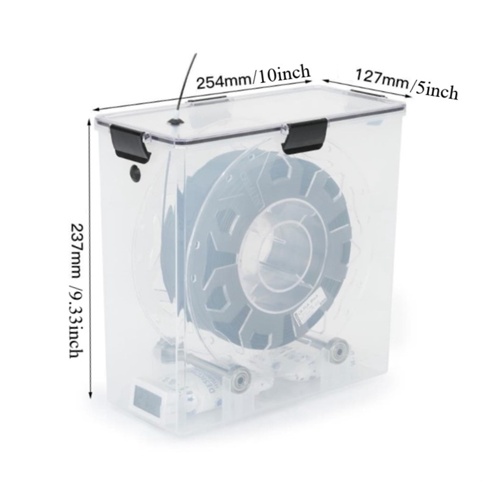3D Printer Accessory, Filament Storage and Dryer Box with Mount Rack, Moisture-proof Sealed, Large-Capacity, Suit for 1.75mm Coil