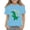 Light Blue, variant on 2025 Easter Shirts for Toddler Boy Short Sleeve Cute Dinosaur Print Tshirt for Kids Casual Soft Cotton Tee Tops
