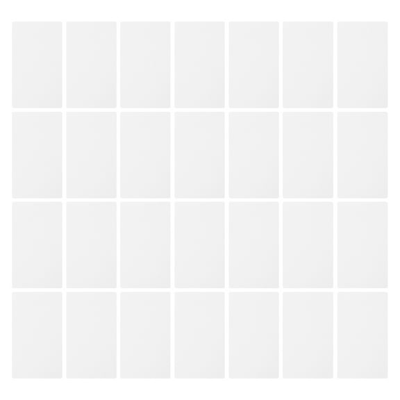 Raindrops Blank Cards White Paper Use for Storage 500Pcs